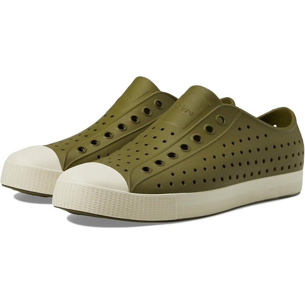 Native Shoes Jefferson Sugarlite Unisex US 5 Green Slip On Comfort Shoes ZPO2436